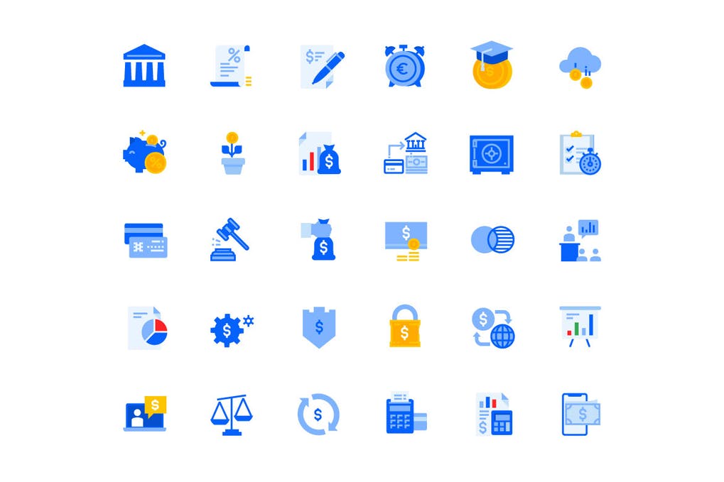 Free Banking Icons Set Download