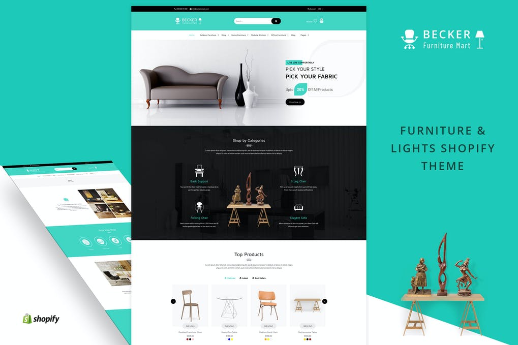 Free Becker Furniture & Lights Shopify Theme Download