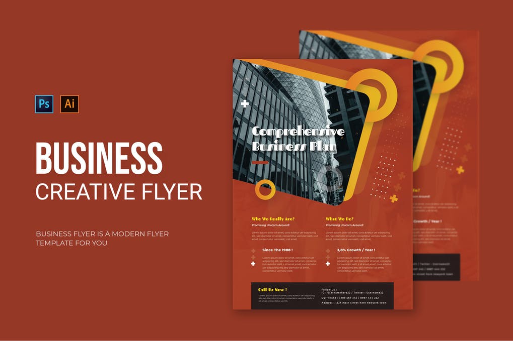 Free Business Plan - Flyer Download