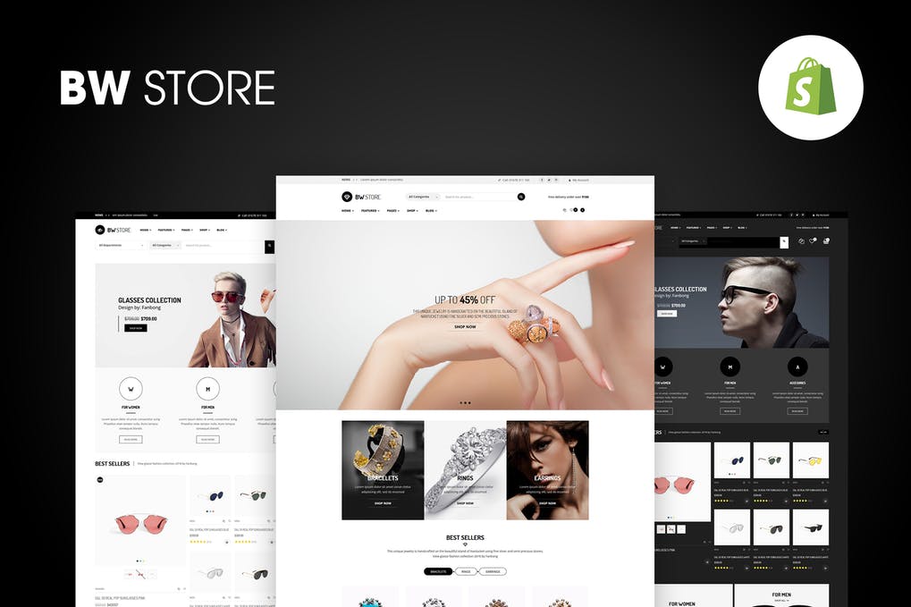 Free BW Store Multipurpose Responsive Shopify Theme Download