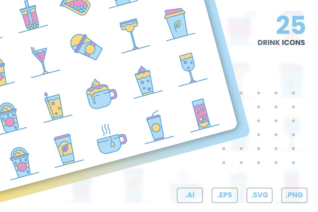 Free Drink Icons Set Download