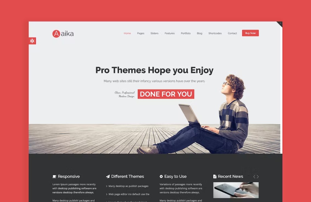 Free Aaika Responsive Multipurpose Joomla Template Download