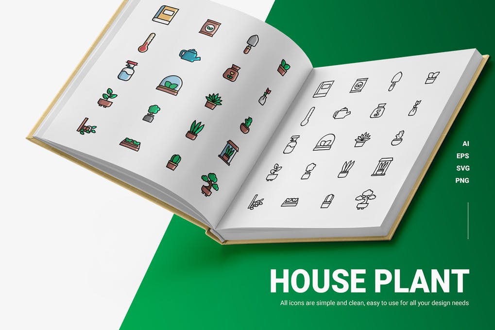 Free House Plant Icons Download