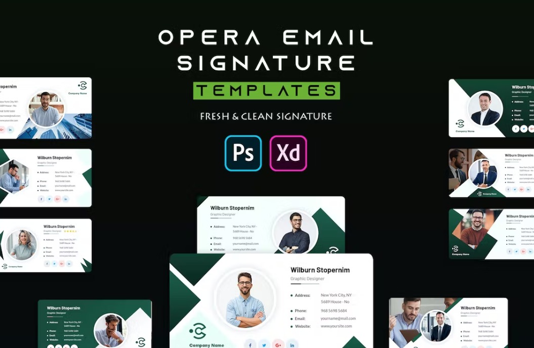 Opera Email Signature Template