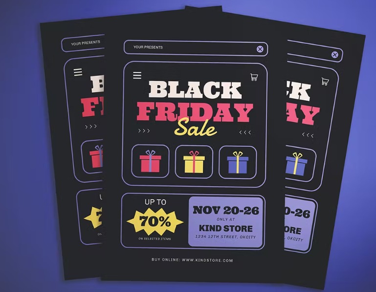 PSD Black Friday Flyer Download