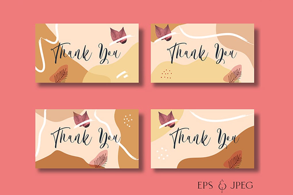 Thank You Card Mockup   FindMyTemplate