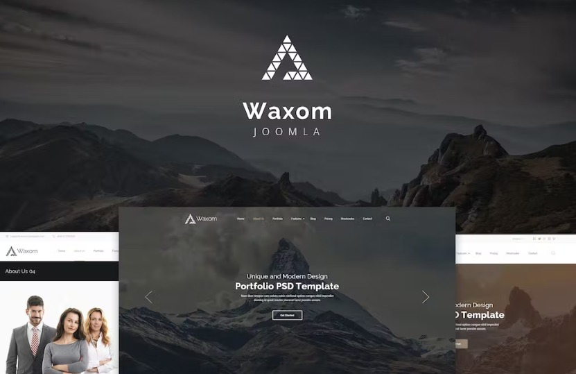 Free Waxom Clean and Universal Responsive Joomla Download