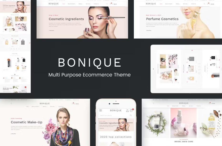 Free Bonique Beauty Cosmetic Prestashop Theme Download