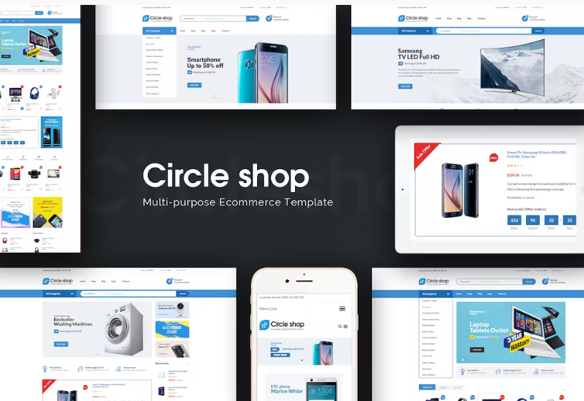 Free CircleShop Responsive Prestashop Theme Download