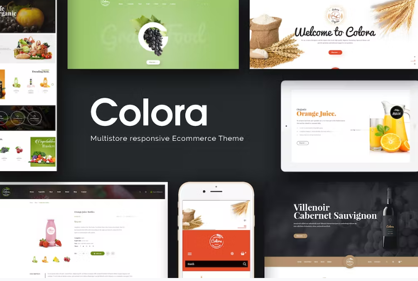 Free Colora Organic Responsive Magento Theme Download