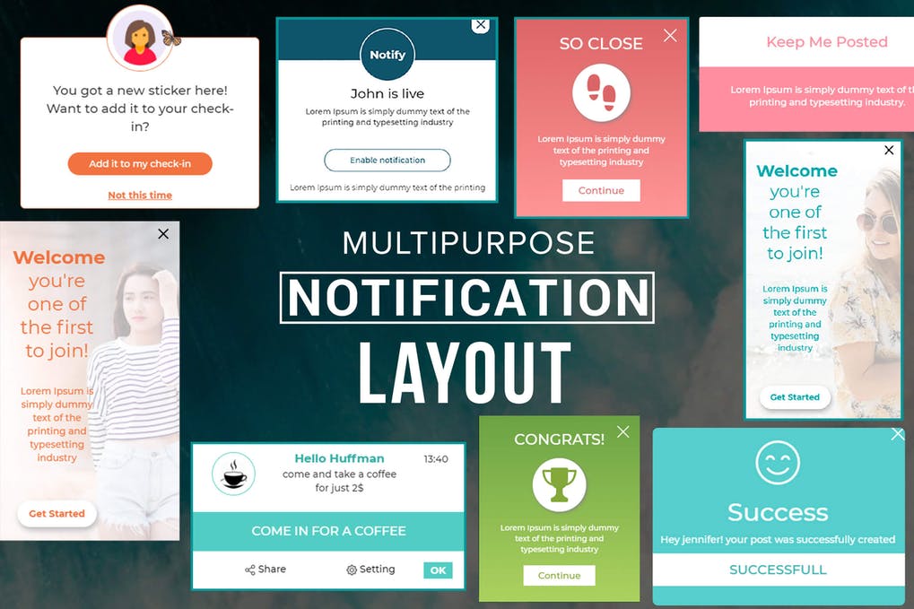 Free Create a Custom Notification Layout template Download