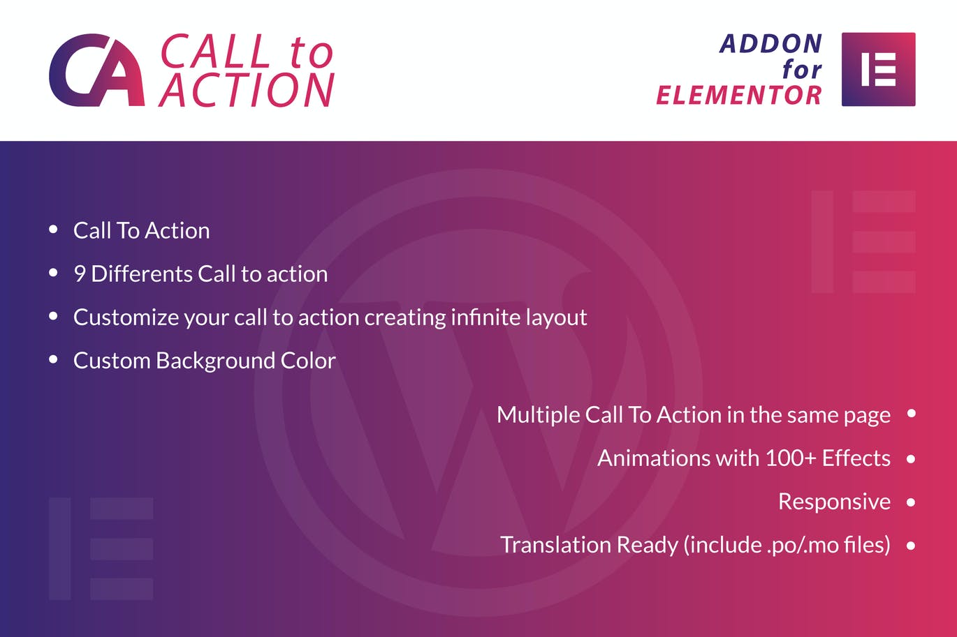 Free Call To Action for Elementor WordPress Plugin Download