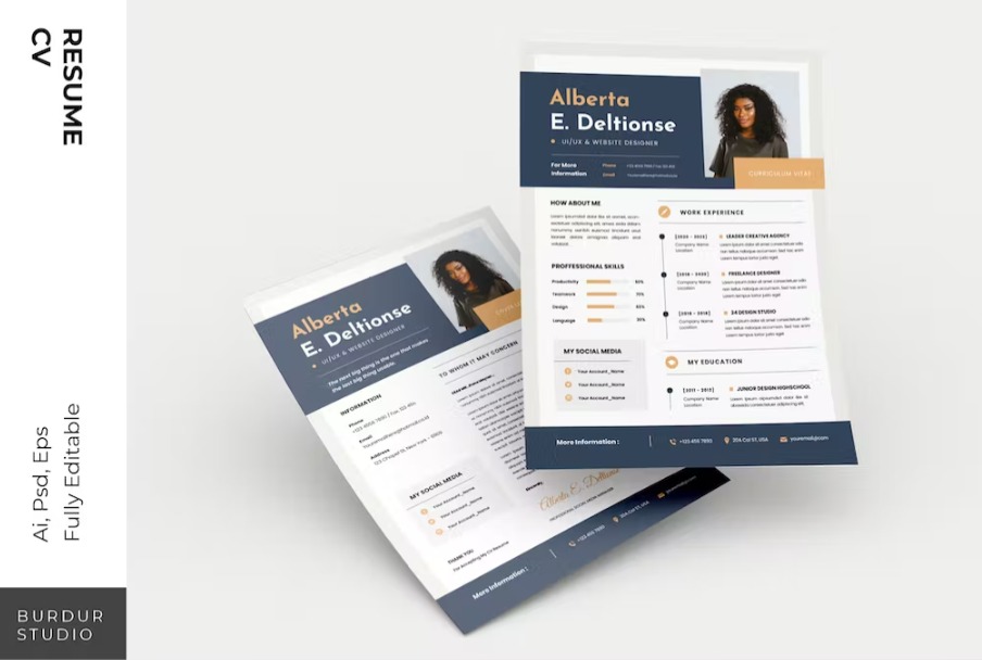 Free CV Resume Template Download