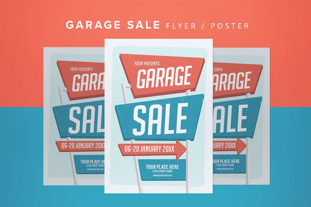 Free Garage Sale Flyer Template Download