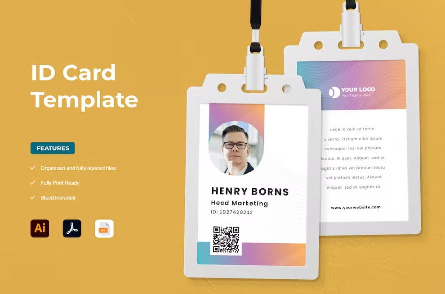 Free Identity Card Template Download