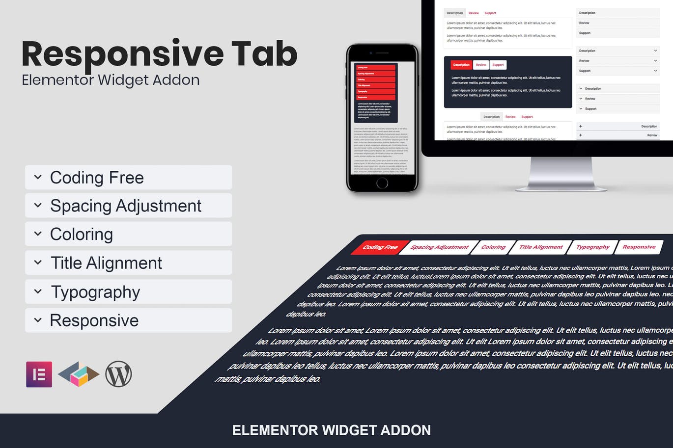 Free Responsive Tab Elementor Addon Plugin Download