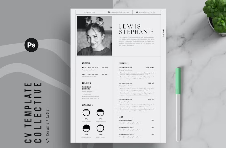 Free Modern Resume Template Download