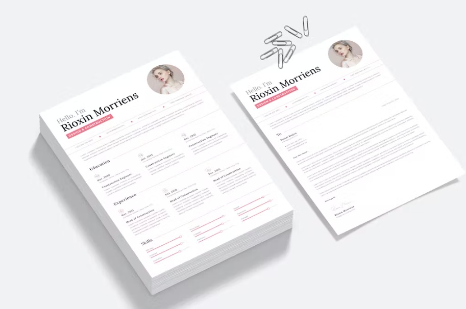 Free Modern Word Resume Template Download