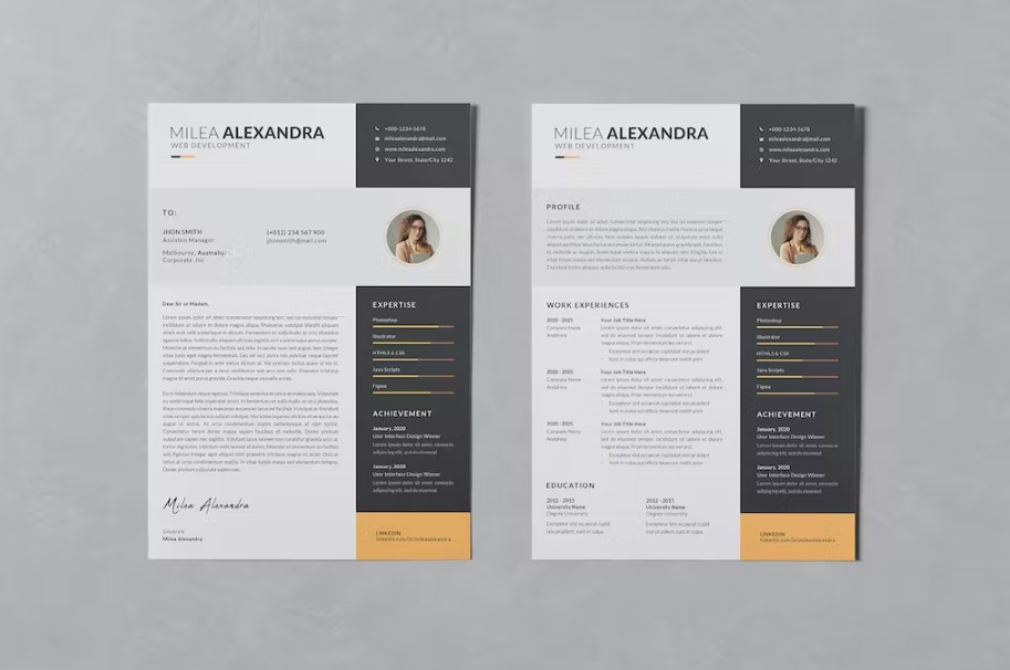 Free Modern Word Resume Template Download