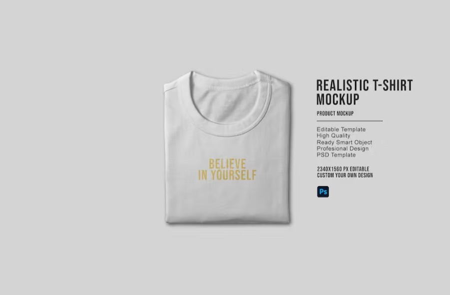 Free T-Shirt Mockup Template Download