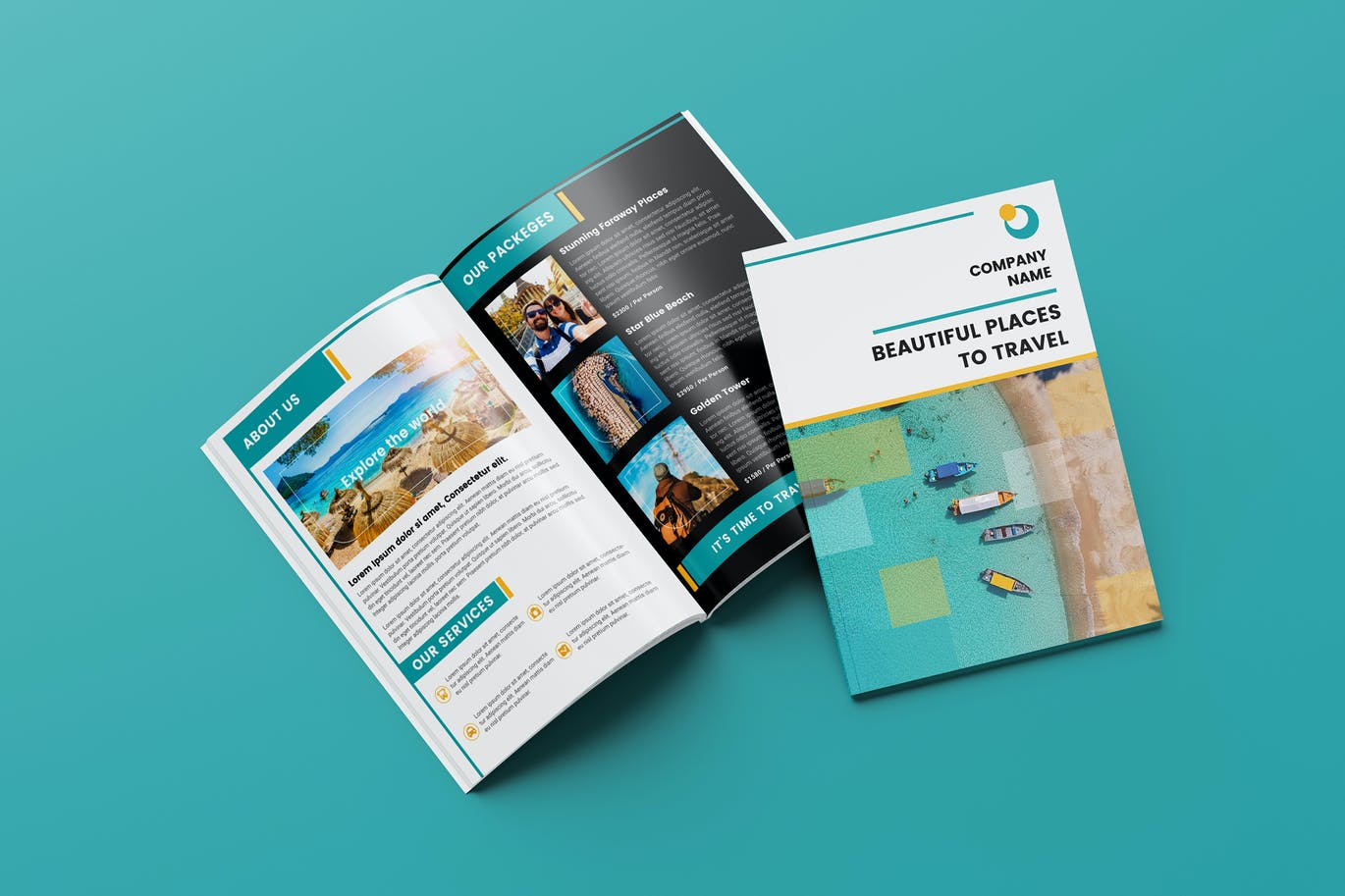 Free Travel Agency Brochure Template Download