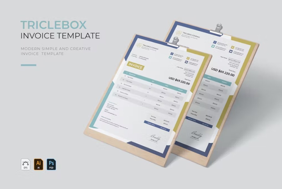 Free Triclebox Invoice Template Download