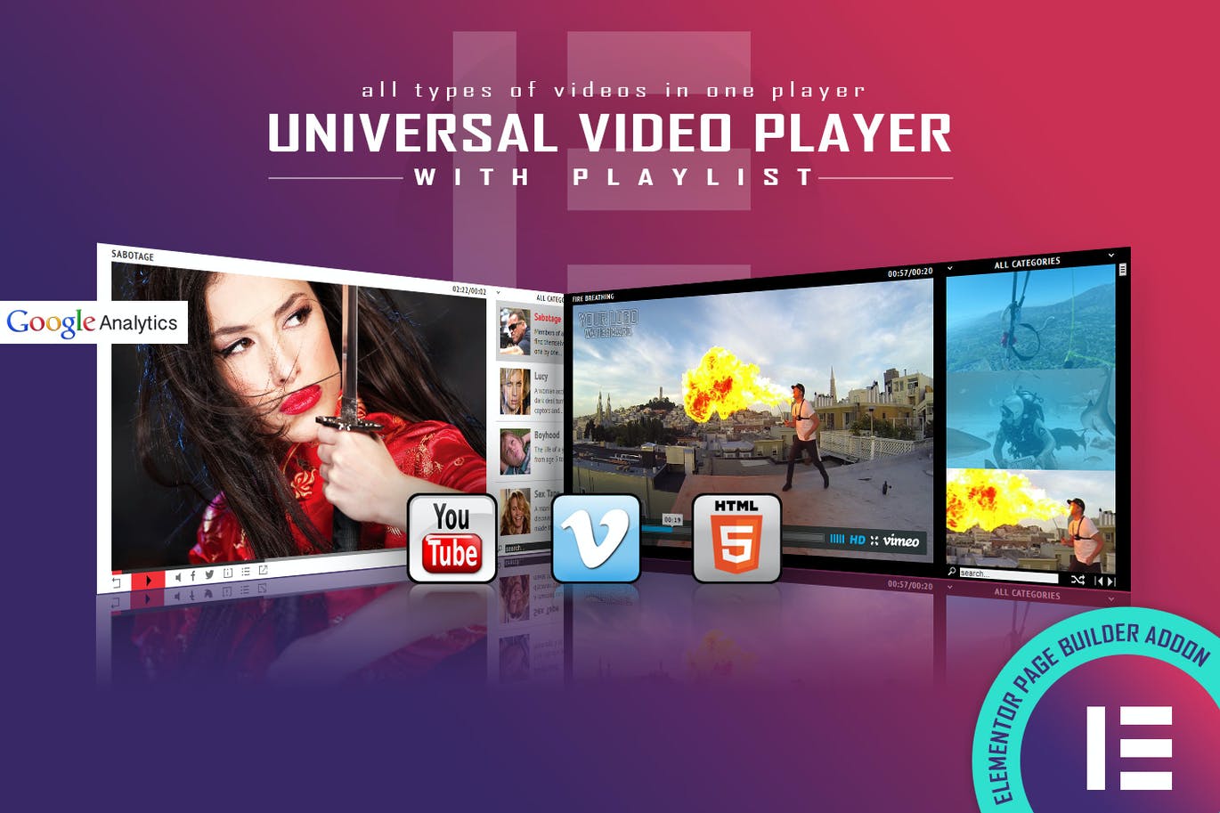 Free Universal Video Player WordPress Plugin Download