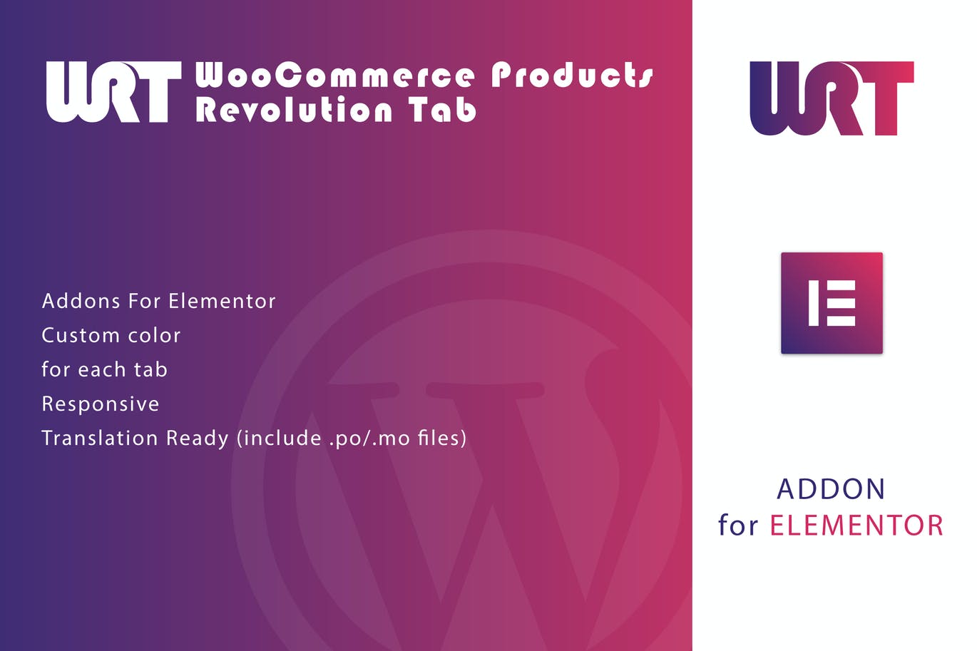 Free WooCommerce Products Revolution Tab for Elementor Plugin Download