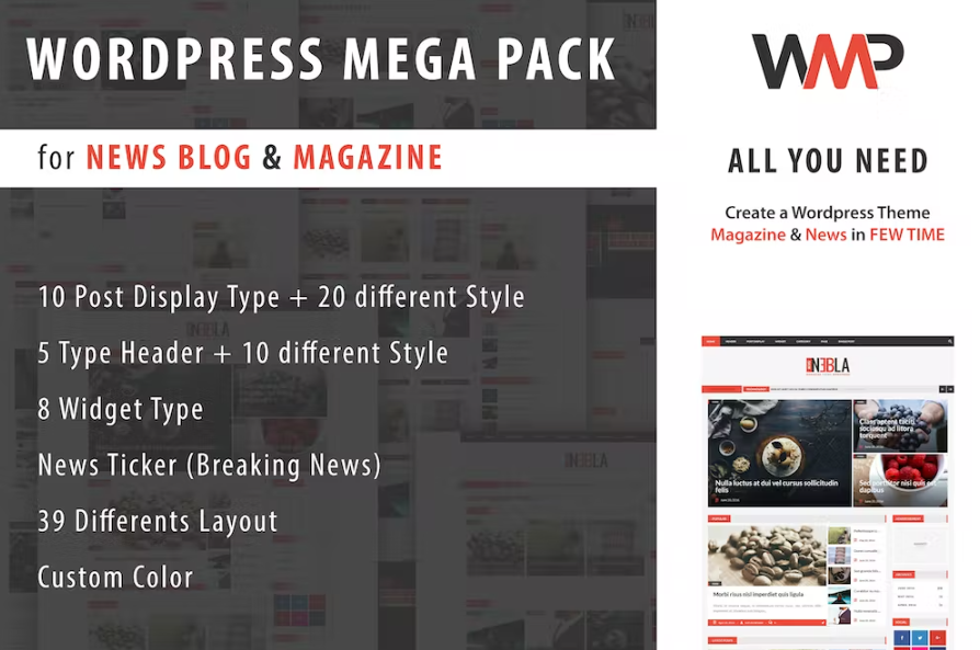 Free WP Mega Pack for News Plugin Download