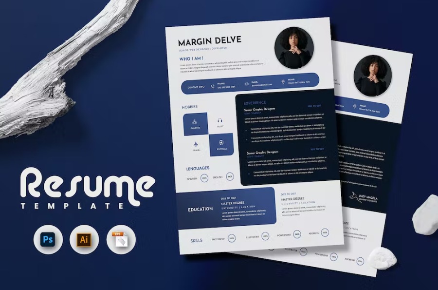 Free Yello Creative Resume & CV Template Download