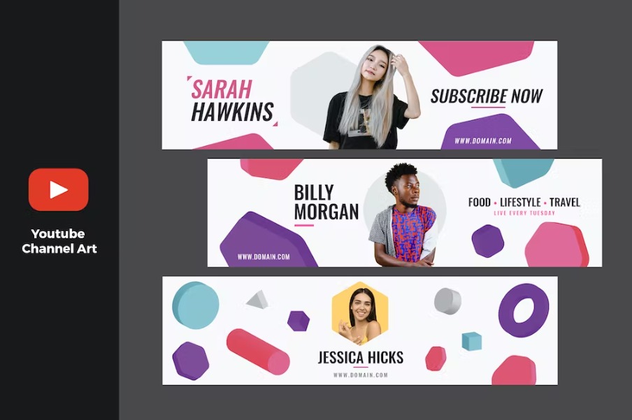 Free Youtube Channel Art Banner Template Download