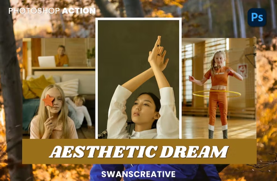 Free Aesthetic Dream Photoshop Action Download