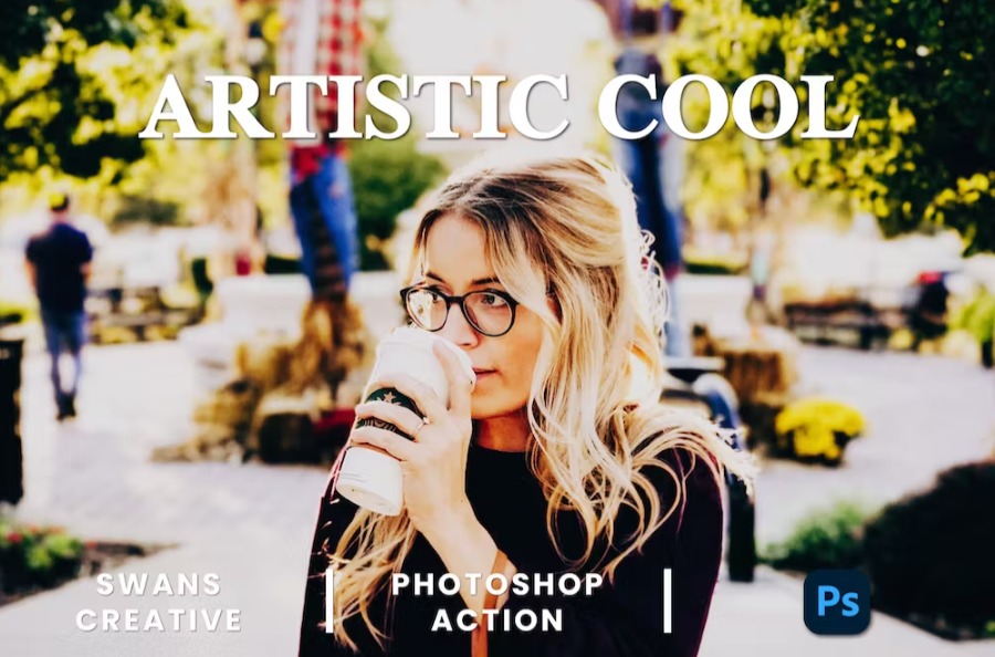 Free Artistic Cool Photoshop Action Download