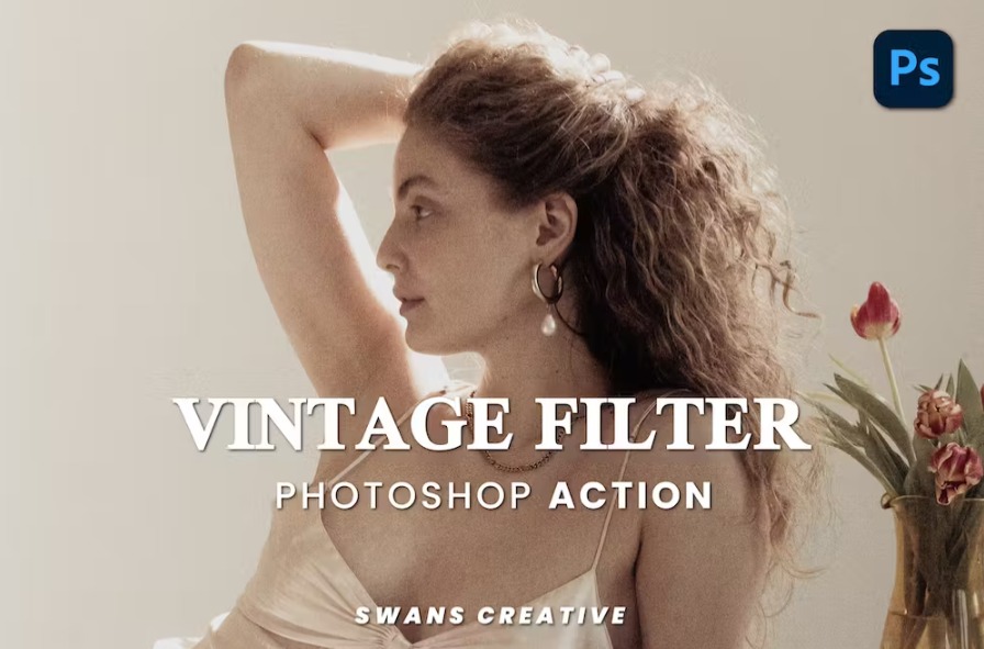 Free Vintage Filter Photoshop Action Download