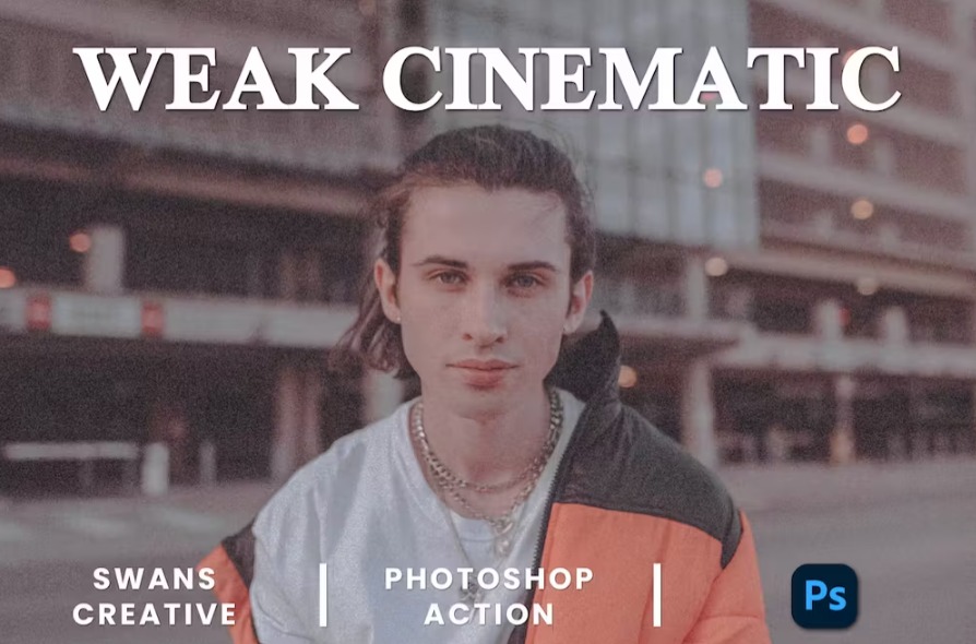 Free Weak Cinematic Photoshop Action Download