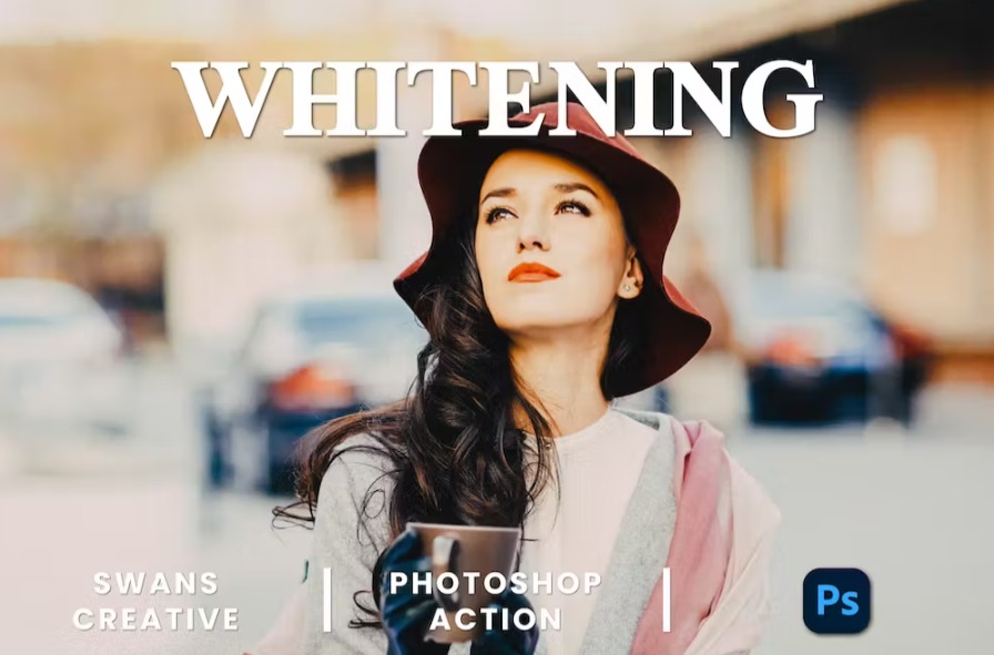 Free Whitening Photoshop Action Download